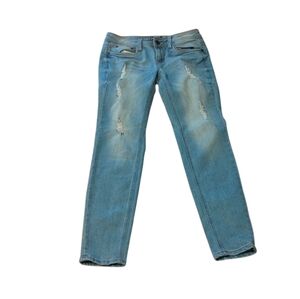 Dollhouse Charley Skinny Distressed Jeans Juniors Size 7